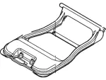 BC3Z9660336A - Body: Lower Frame for Ford: F-150, F-250 Super Duty, F-350 Super Duty, F-450 Super Duty Image