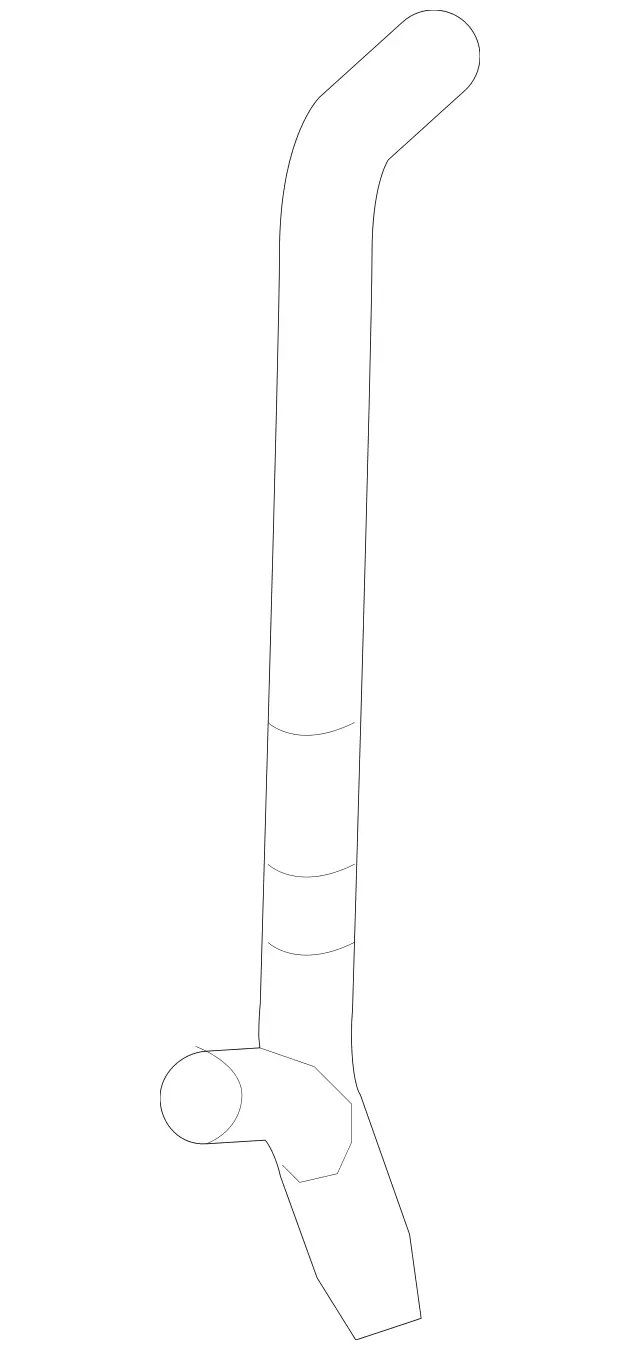 2215016084 - Radiator: Hose for Mercedes-Benz: CL600, S600 Image image