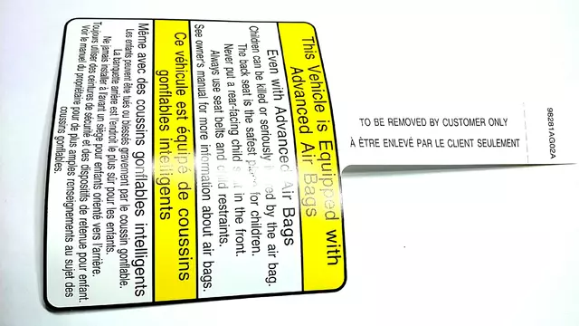 ◯◯様  確認用  BRZ Labels for 2024 Subaru BRZ | Gold Rush Subaru Parts