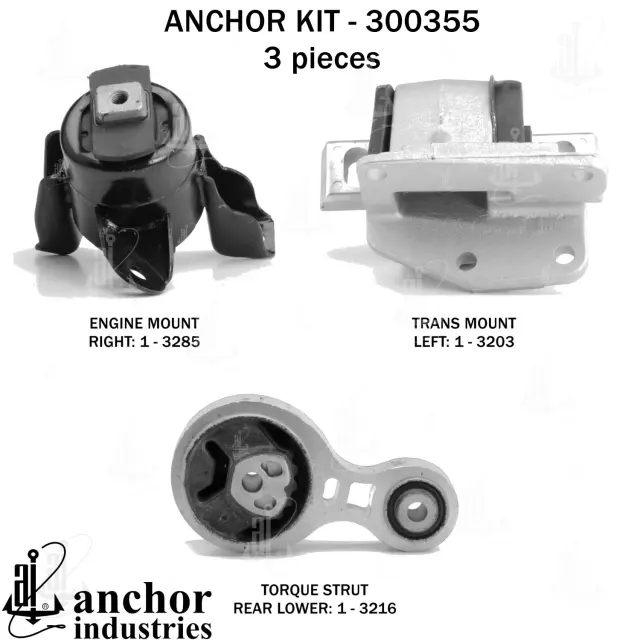 300355 - : Anchor Engine Mount Kit for Anchor Image