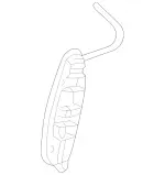 2159100575 - Driver Seat: Upholstery Insert for Mercedes-Benz Image