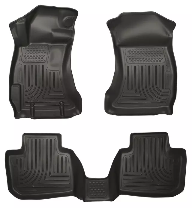 98841 - : Weatherbeater - Front &amp; 2nd Seat Floor Liners for Husky Liners Image