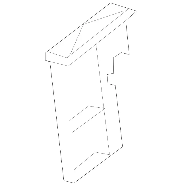 204834006064 - Heating and Ventilation: Frame for Mercedes-Benz: C250, C300, C350, C63 AMG, GLK350 Image image