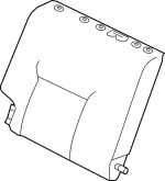 88600HW03B - : Back Assembly-Rear Seat for Infiniti Image