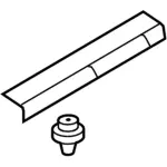 BE8Z5413209AA - Body: Front Sill Plate for Ford: Fiesta Image