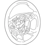 KT1Z3600MA - Steering: Steering Wheel for Ford: Transit Connect Image