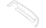 1728851525 - Attachment Parts: Trim, Bumper for Mercedes-Benz Image