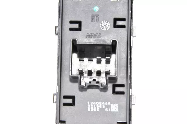 Jet Black Front Passenger Side Door Window Switch - GM (13408446)