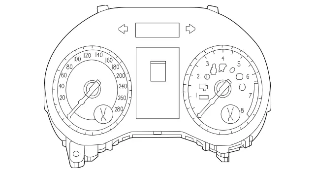 1569004804 - : Instrument Cluster for Mercedes-Benz: GLA250 Image