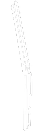4606401610 - : Rear Pillar for Mercedes-Benz Image