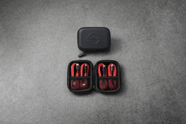 T99Q76SA3A - Other: USB Charging Cable Set for Nissan: Altima, ARIYA, Armada, Frontier, GT-R, Kicks, Kicks Play, LEAF, Maxima, Murano, Pathfinder, Qashqai, Rogue, Rogue Sport, Sentra, TITAN, TITAN XD, Versa, Z Image