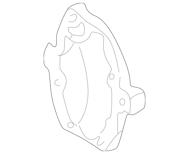 2203500036 - Universals &amp; Rear Axle: Axle Cover for Mercedes-Benz Image