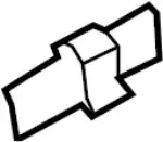 8443741L00 - Body: Torsion Bar Clip for Infiniti Image