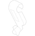 1668601814 - Driver Seat: Holder for Mercedes-Benz Image