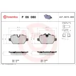 P06080 - : PRIME Low-Met Brake Pad Set for Brembo Image