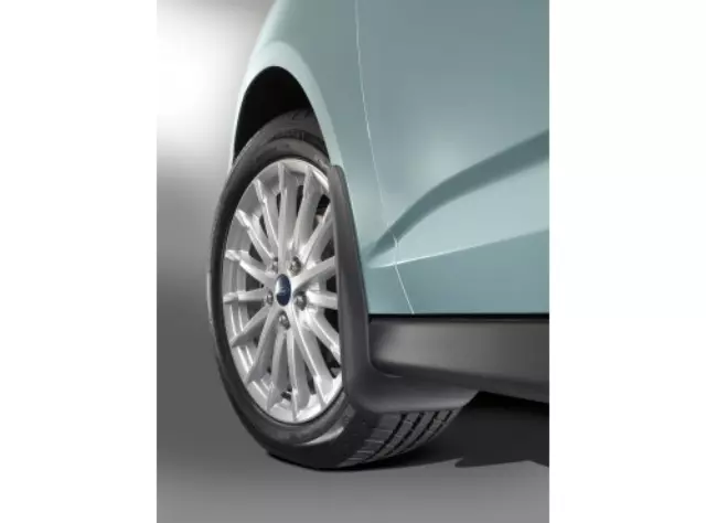Splash Guards - Molded - Black - Front Pair - Ford (AM5Z-16A550-A)