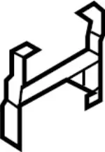 96991JU60A - Body: Rear Ashtray Mount Bracket for Infiniti Image