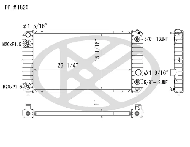 A1826 - : Koyorad Radiator for Koyo Image
