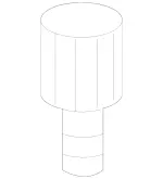 8110081 - Front Doors: Adjustment Screw, Mirror for Mercedes-Benz: E320, E500, E55 AMG Image