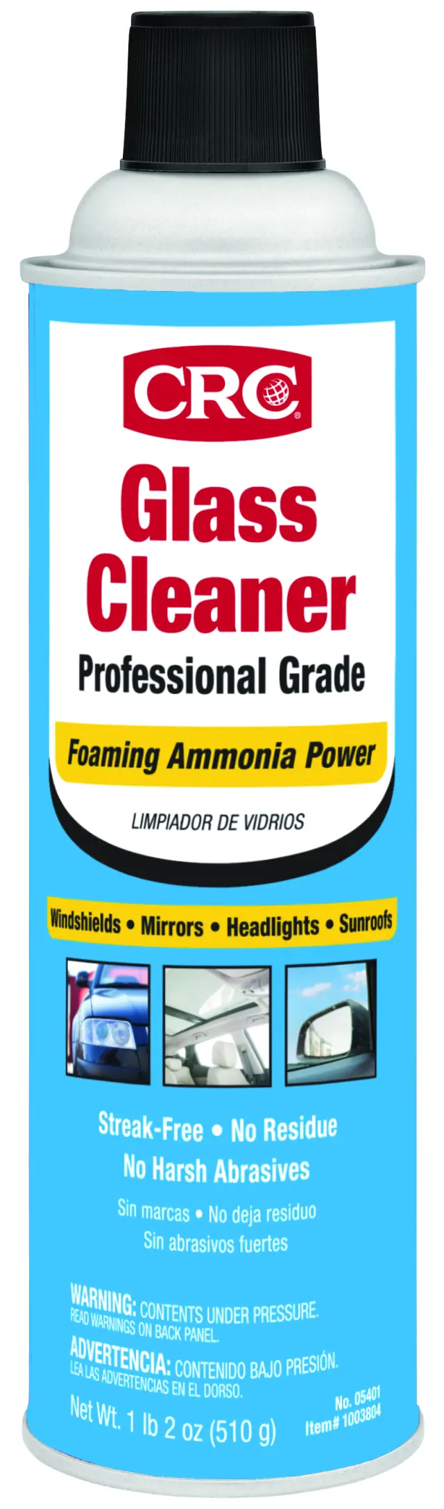 5401 - : CRC® Glass Cleaner cuts through dirt, dust, fingerprints and haze deposits. for CRC Image