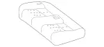 95066219J86 - : Seat Cushion for Mercedes-Benz Image
