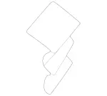 2236822302 - Side Walls: Dampening, a-Pillar for Mercedes-Benz: 350SD, Maybach S580, Maybach S680, S500, S580, S580e, S63 AMG E Performance Image