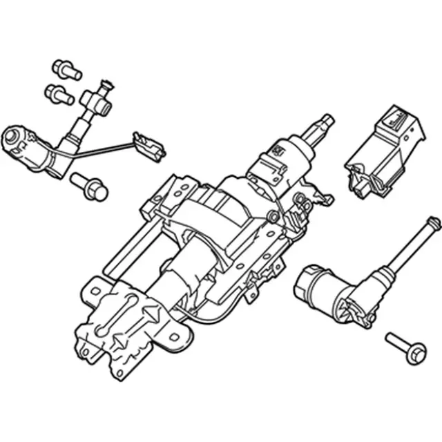 FL3Z3C529BG - Steering: Steering Column for Ford: F-150 Image