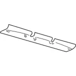 4W6Z7603606AAA - Body: Header Trim for FORD Image