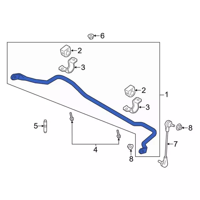 Stabilizer Bar - Ford (NB3Z-5482-B)