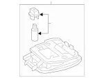 20782002018N96 - : Map Lamp Assembly for Mercedes-Benz Image