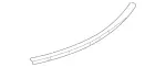 2037400081 - Rear-End Door: Trim Bar for Mercedes-Benz Image