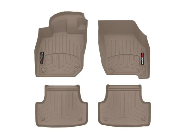 4517271454962 - Accessories: Front &amp; Rear Tan FloorLiner™ DigitalFit® for WeatherTech Image