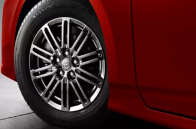 PT94547160 - Wheels: 2016-2021 Toyota - Wheel Alloy Hyper Black Chrome Finish 10 Spoke 15x6.5 Inch for Toyota: Prius, Prius Prime Image