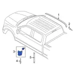 FL3Z1829077AD - Body: Lower Molding for Ford: F-150, F-250 Super Duty, F-350 Super Duty Image
