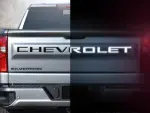 19434085 - Exterior: 3-D Urethane Reflective Chevrolet Tailgate for Chevrolet: Silverado 1500, Silverado 1500 LTD, Silverado 2500 HD, Silverado 3500 HD Image