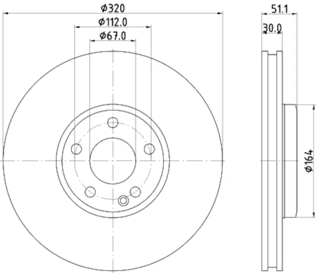 355119702 - : Disc Brake Rotor for Hella Pagid Image