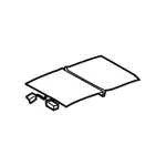 KT1Z14D696A - Body: Seat Cushion Heater for Ford: Transit Connect Image