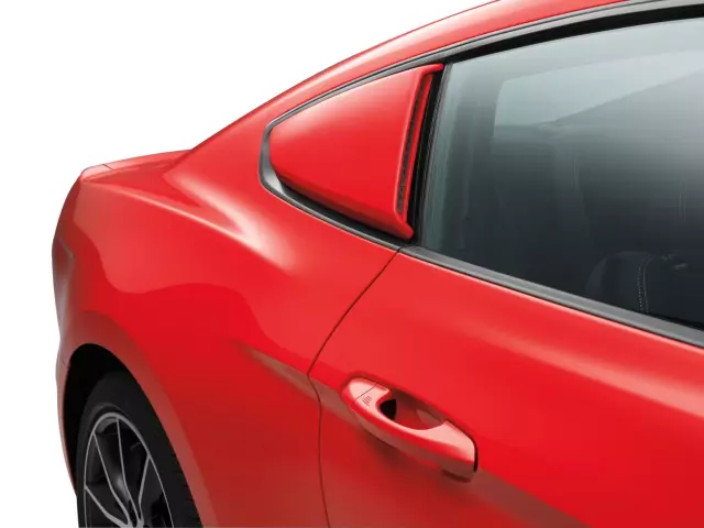 VHR3Z63280B10AB - Exterior: Side Quarter Window Scoop - Race Red for Ford: Mustang Image