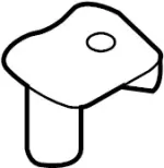 72714AT400 - : Windshield Spacer for INFINITI: Q45 Image