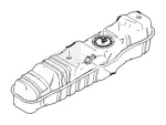 6C3Z9002B - Fuel System: Fuel Tank for Ford: F-250 Super Duty, F-350 Super Duty, F-450 Super Duty, F-550 Super Duty Image