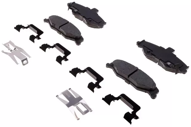 19427979 - : Ceramic Rear Disc Brake Pad Kit with Springs and Clips for GM Image