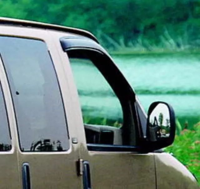 12370638 - Exterior: Air Deflectors, Front Windows for Chevrolet: Express 1500, Express 2500, Express 3500, Express 4500 | GMC: Savana 1500, Savana 2500, Savana 3500, Savana 4500 Image