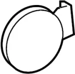 788301BA1B - Body: Fuel Door for INFINITI: EX35, EX37, QX50 Image