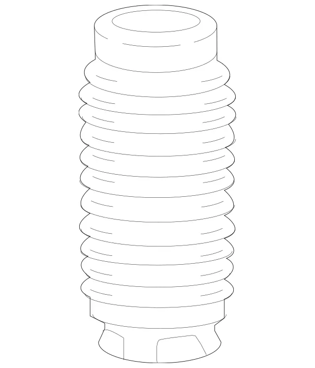 205323029264 - Springs, Suspension and Hydraulic Components: Elastomeric Boot for Mercedes-Benz: C350e, C400, C43 AMG, C450 AMG, C63 AMG, C63 AMG S, CLS450, CLS53 AMG, E300, E350, E400, E43 AMG, E450, E53 AMG, E63 AMG S, GLC300, GLC43 AMG, GLC63 AMG, GLC63 AMG S Image image