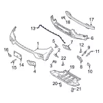 MB5Z8419AC - Body: Trim Molding for Ford: Explorer Image