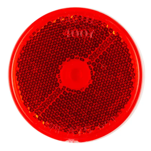 400725 - : 2½" Round Stick-On Reflectors, Red for Grote Lighting Image
