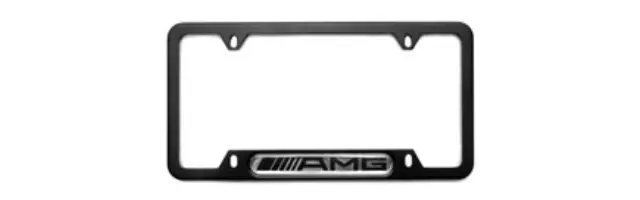 Q6880099 - Exterior: License Frame, Amg Logo, Carbon Fiber Faux for Mercedes-Benz: C230, C240, C250, C280, C300, C32 AMG, C320, C350, C55 AMG, C63 AMG, CLK320, CLK350, CLK500, CLK55 AMG, CLK550, CLK63 AMG, CLS500, CLS55 AMG, CLS550, CLS63 AMG, CLS63 AMG S, E350, E400, E550, E63 AMG, GL320, GL350, GL450, GL550, GL63 AMG, GLK250, GLK350, ML320, ML350, ML450, ML500, ML550, ML63 AMG, R320, R350, R500, SL55 AMG, SL550, SL600, SL63 AMG, SL65 AMG, SLK250, SLK280, SLK300, SLK350, SLK55 AMG, SLR McLaren, SLS AMG Image