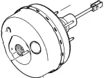 9L1Z2005A - Body: Brake Booster for Ford Image