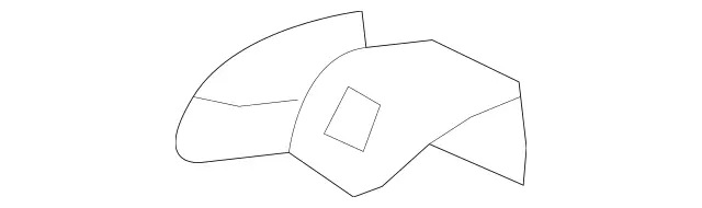 16491079477E79 - Body: Seat Back Cover for Mercedes-Benz Image