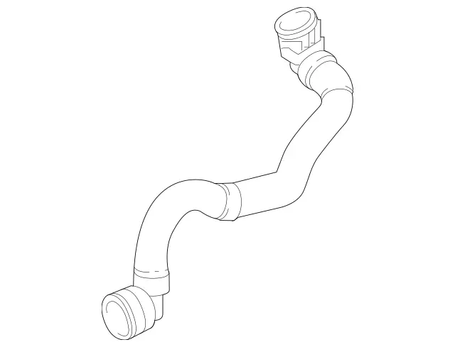 2575011100 - Radiator: Coolant Filling Hose for Mercedes-Benz: CLS450, CLS53 AMG, E53 AMG Image image